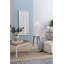 Miroir de plancher blanc vieilli 24 po x 60 po