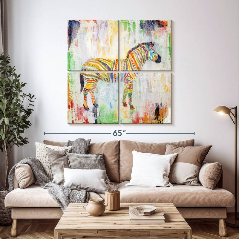 Brampt Magical Zebra, 45" H x 45" W