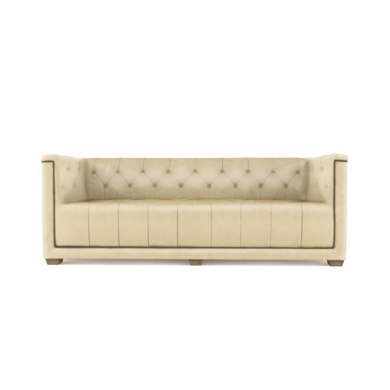Hudson Sofa, Vintage Leather Chocolate, Weathered