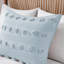 Édredon pour lit double / grand lit bleu avec 2 taies décoratives, conception innovante pour le revers et les taies décoratives-118638788-118638791