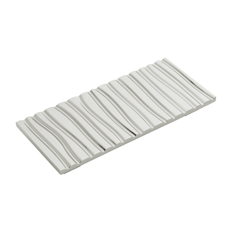 Bijou Dune Collection Pull 5-7/16 Inch Center to Center, Polished Nickel