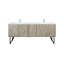 Ensemble de meuble-lavabo double L 80 po x P 20 po Lancy-1017063190