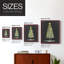 Impression encadrée Christmas Glow II - bois massif-430964843-430964842