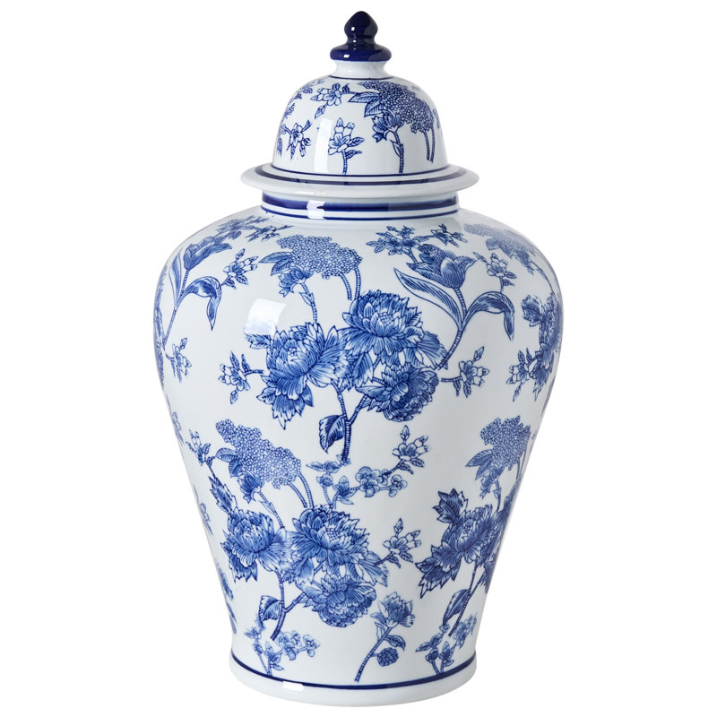Handmade Porcelain Ginger Jar