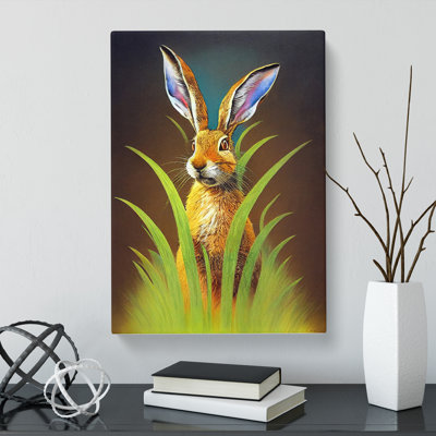 Hare Expressionism - Wrapped Canvas