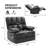 Batholo 43.3" Wide Manual Glider Upholstered Recliner-124005749