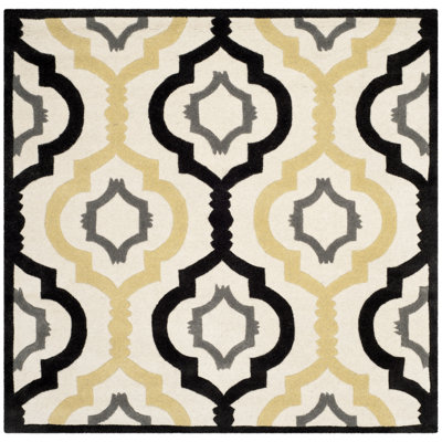 Carolene Hand Tufted Wool Geometric Rug