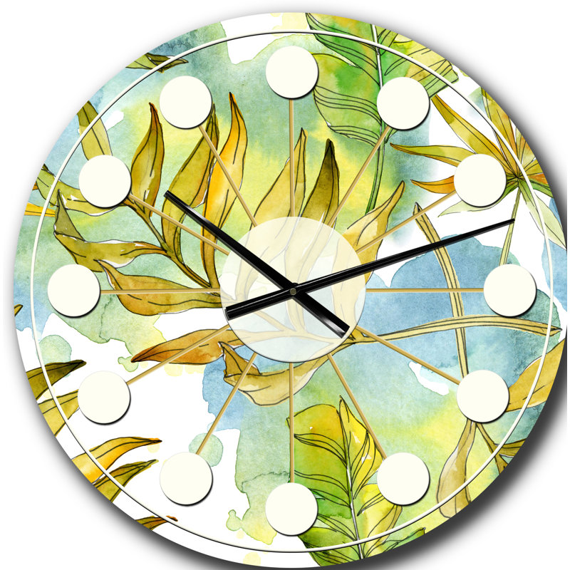 Horloge murale rétro Mid-Century, Grand