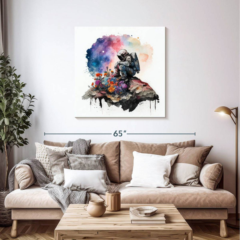 Kelan Last Flowers, 39" H x 39" W