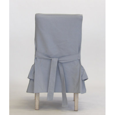 Cotton Box Cushion Dining Chair Slipcover