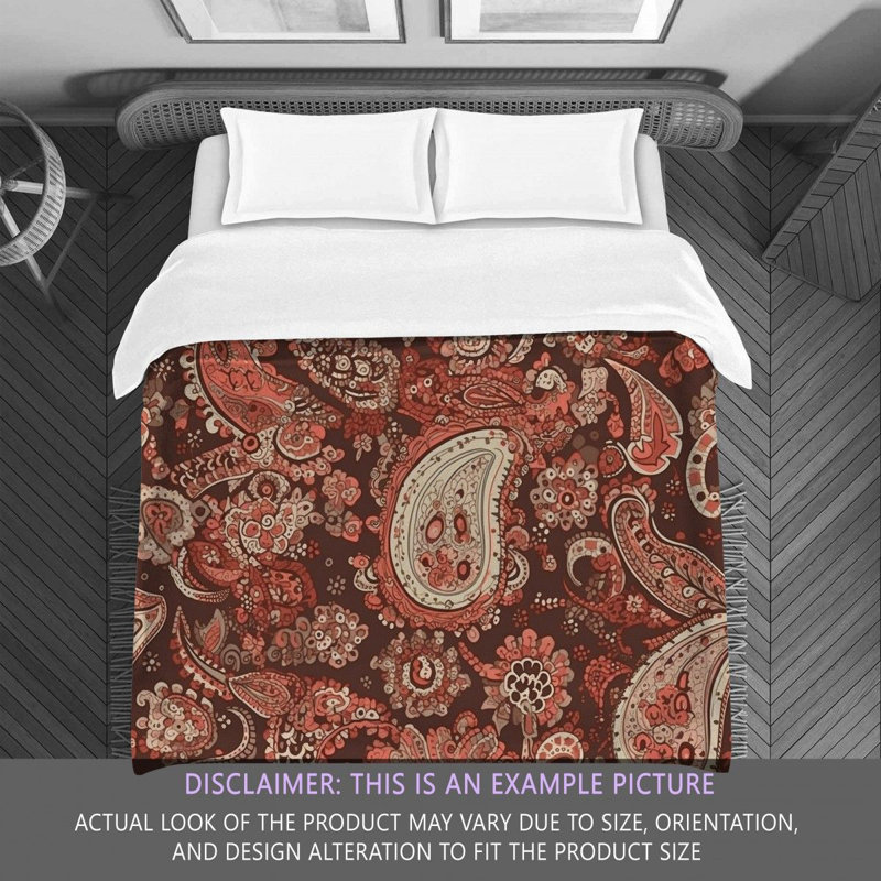 Paisley Bedding, Twin Extra Long Comforter