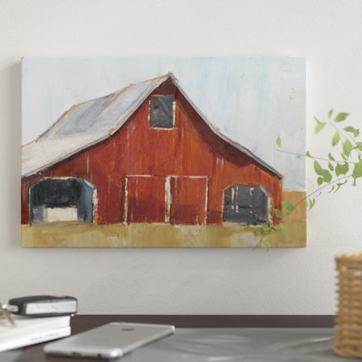 «Rustic Red Barn I», impression sur toile