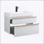 Meuble-lavabo mural VELA avec lavabo en acrylique intégré, 2 tiroirs à fermeture en douceur, armoire flottante pré-assemblée et moderne-472596040-472596038