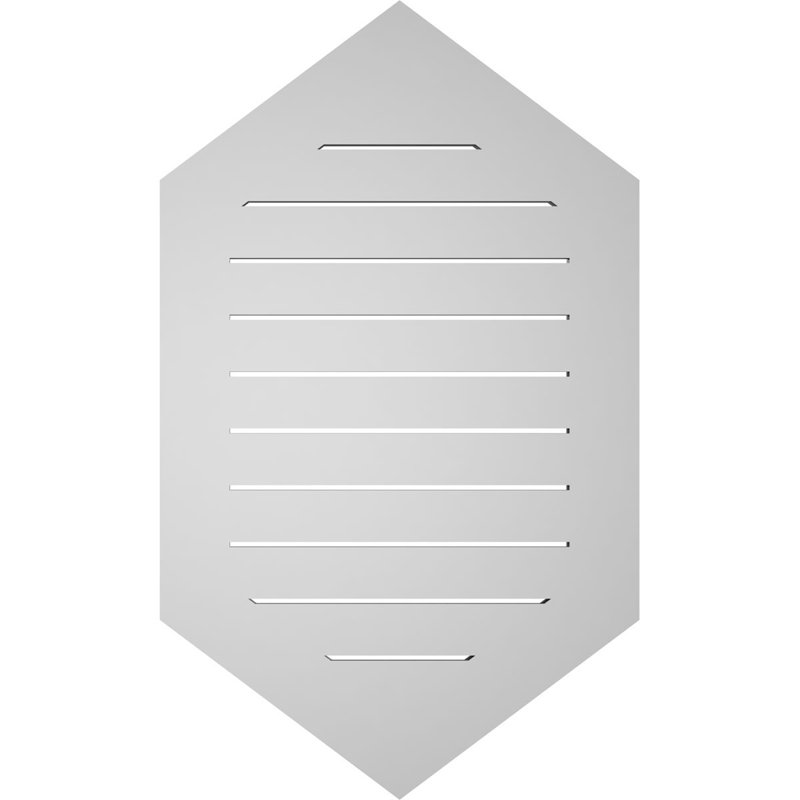 Pente verticale verticale en uréthane 9 pi, H 1 po x l 24 po x L 40 po