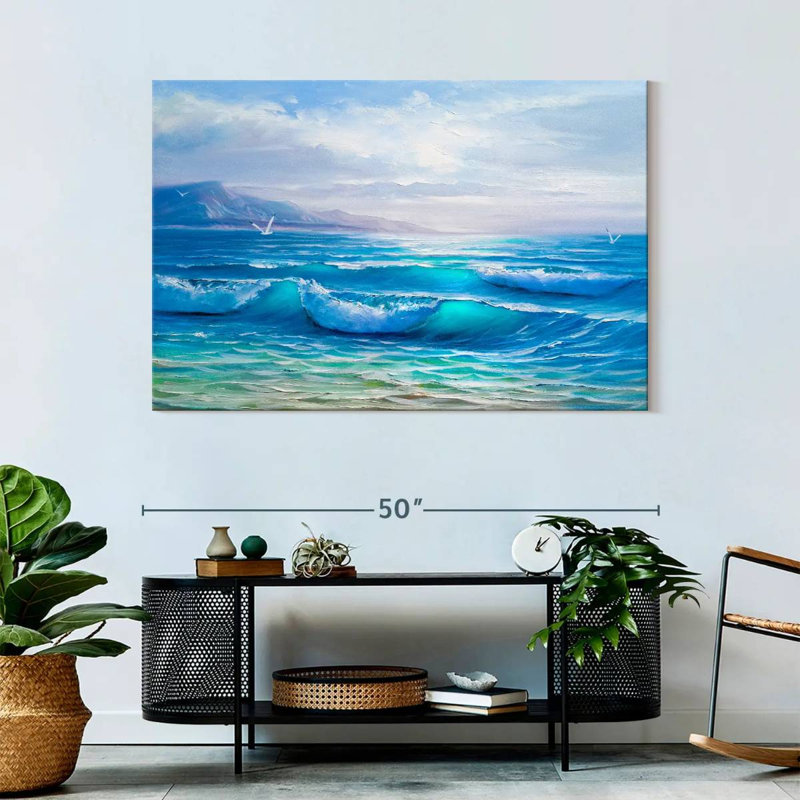 Blue Sea, 32" H x 48" W