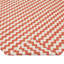 Orange & White Chevron Dhurrie Cotton Rug - 10' x 14'18