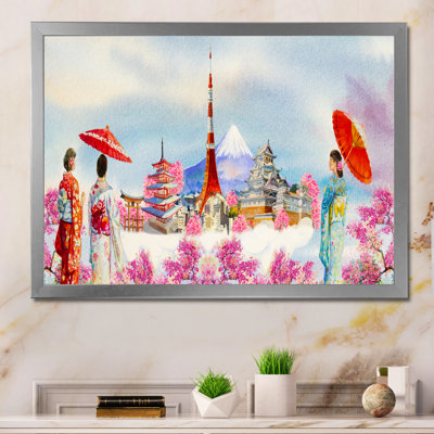 " Famous Landmarks of Japan II " Color Photography Print