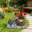 Statue jardinière Schnauzer