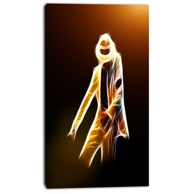 Moonwalker in Dance Style' Graphic Art on Wrapped Canvas -  Design Art, PT13860-16-32