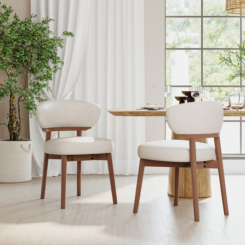 Chaise d'appoint Cleona, Beige