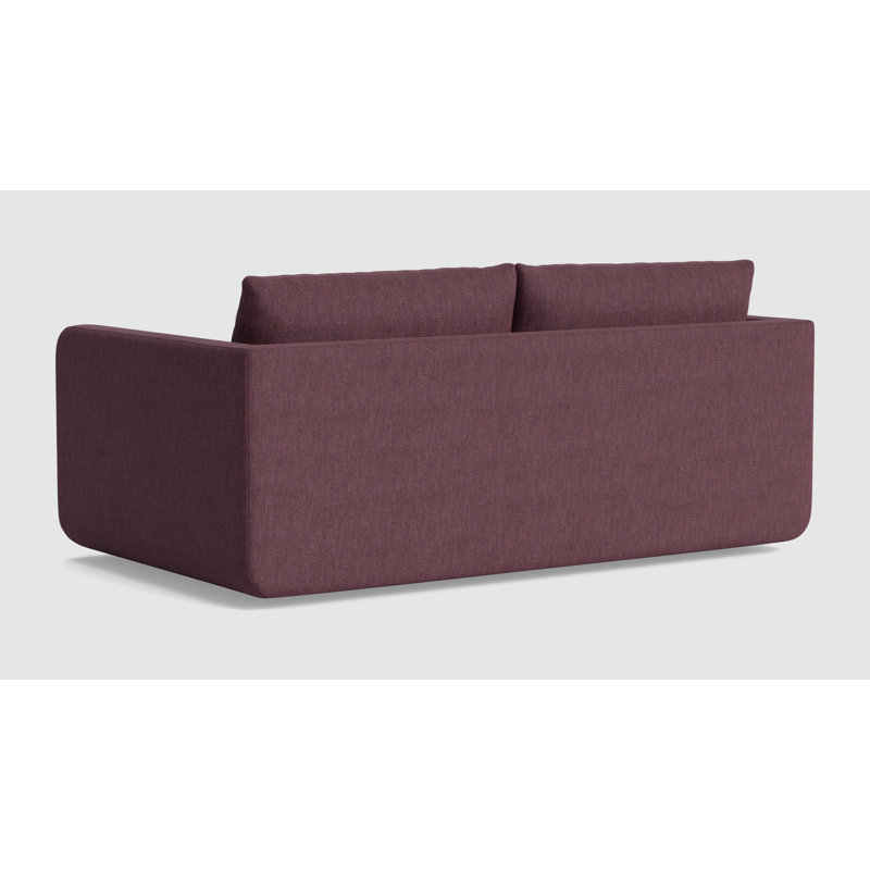Eva Loveseat (70"), Performance Weave - Aubergine