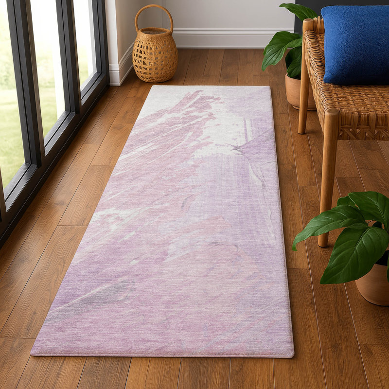 Premium Machine Washable Giacchetto AMF1843 Abstract Rug, Runner 2'3" x 7'6"