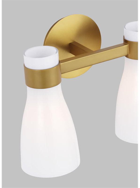 Moritz Vanity Light, Clear, 2, Polished Nickel