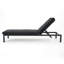 Chaise longue inclinable avec coussin Altje