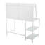 Bureau contemporain Geo Tier en métal blanc et verre givré-887545196