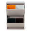 GIGI Steel Handle Recycling Bin - 18.5L