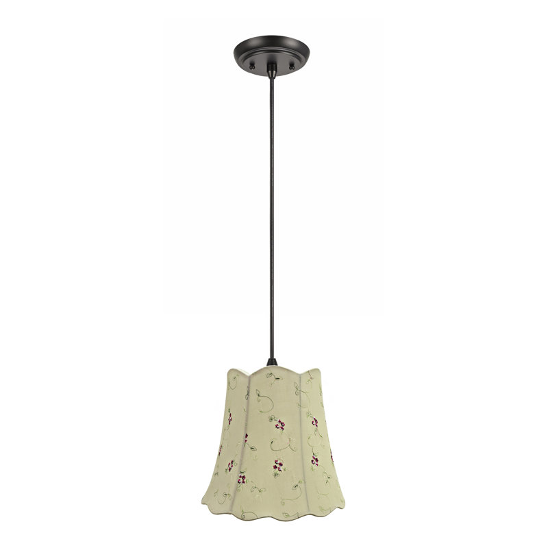 Luminaire suspendu en forme de cloche à 2 lumières