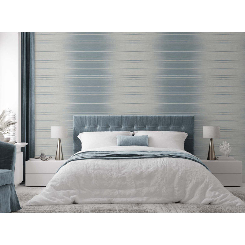 Striped Roll, Blue/Gray