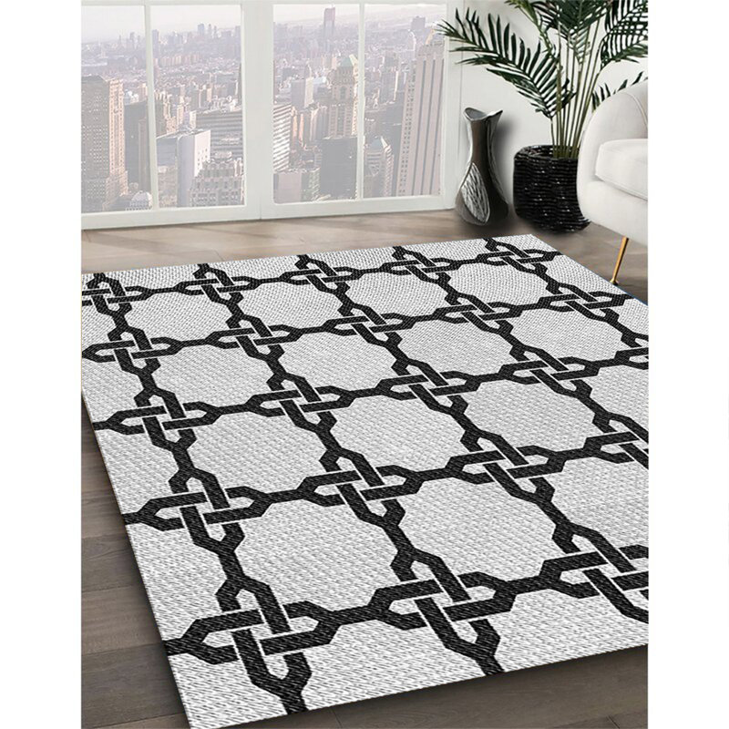 Geometric Indoor Rug, Square 8'
