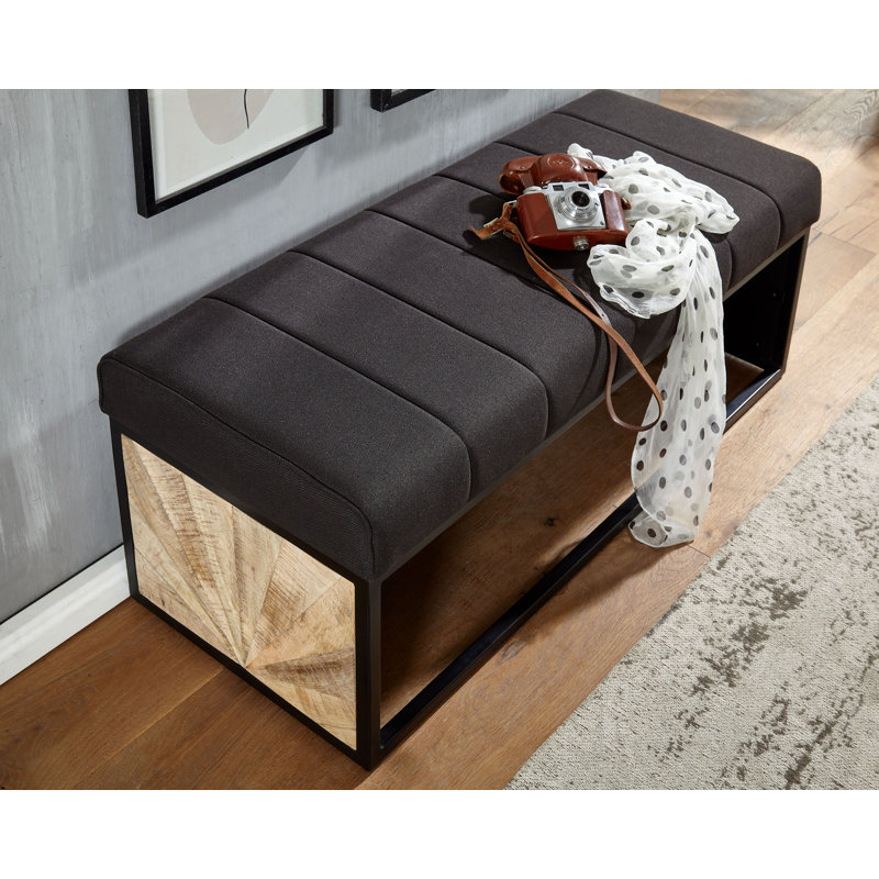 Surya Polyester Upholstered Bench