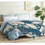 Jeté en flanelle bleue molletonnée ultra douce, imprimé coquillage vacances d'été-131503135