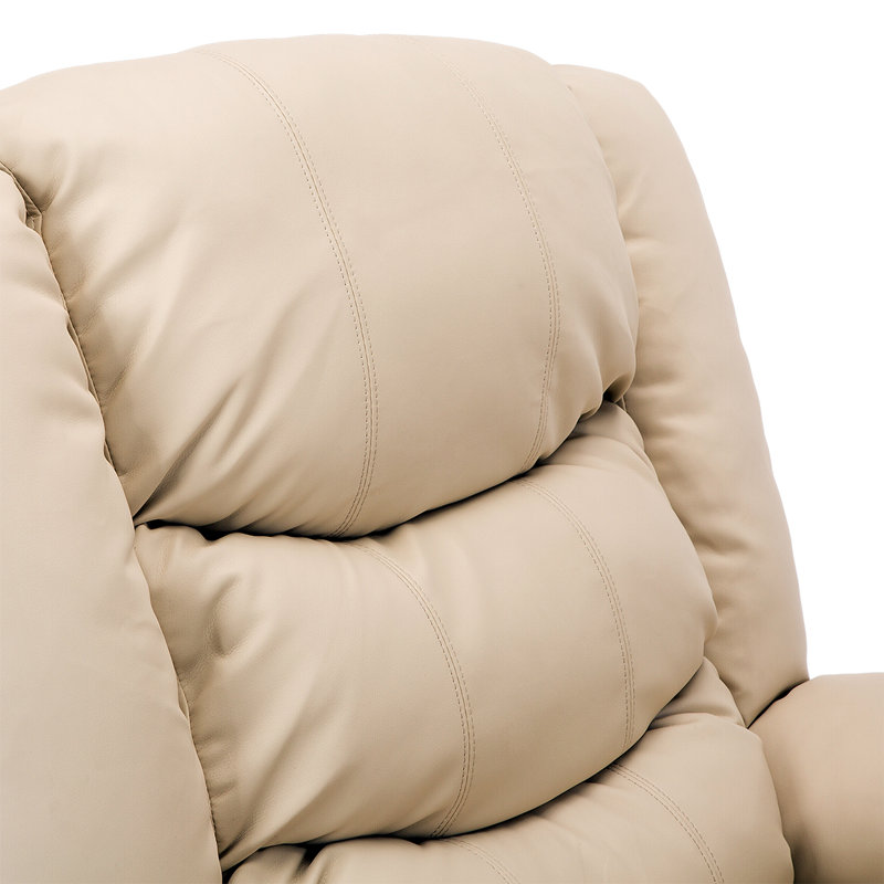 Lancashire 97cm Wide Lift Assist Standard Recliner, Cream
