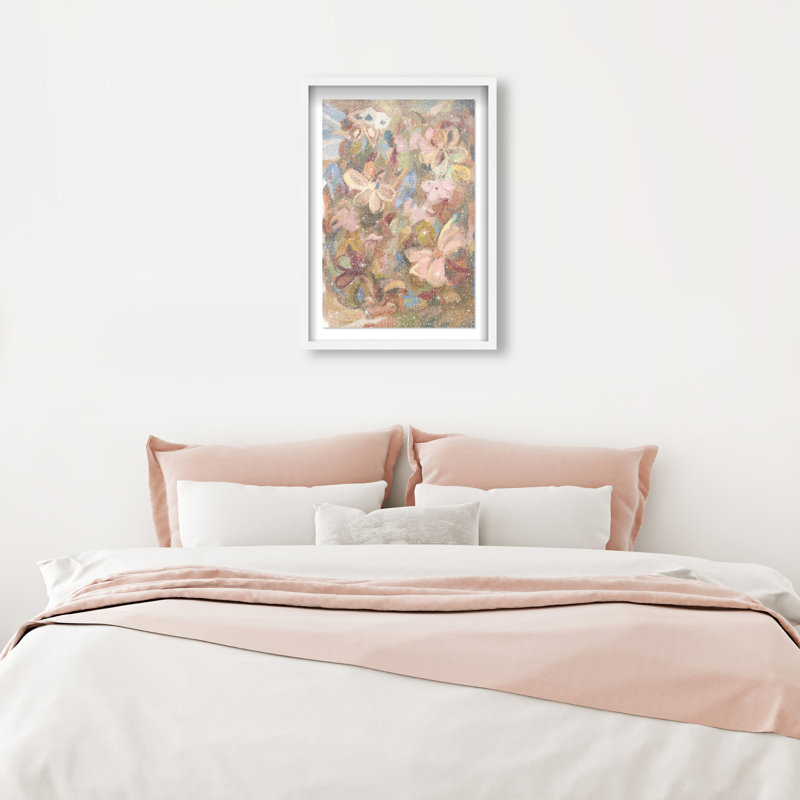Moving Eden II Shadowbox Abstract Print by Oliver Gal, Black Frame, 10 x 15, 16.5"H x 11.5"W, White Shadowbox