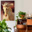 Reproduction d’art sur toile tendue « Blanco »-1370588706