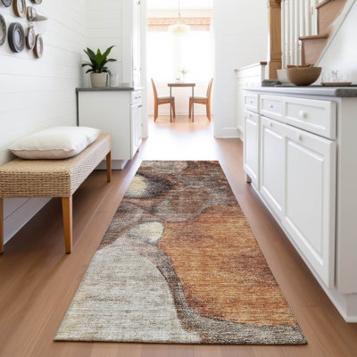 Premium Machine Washable Lyndhurst AMF1177 Modern Rug