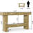 55-Inch Farmhouse Console Table,Wooden Rectangular Sofa Table Behind The Couch,Industrial Entryway Table With Storage For Living Room,Entrance,Hallway-1163686463