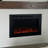 Sideline Recessed or Wall Mounted Electric Fireplace-1973214073