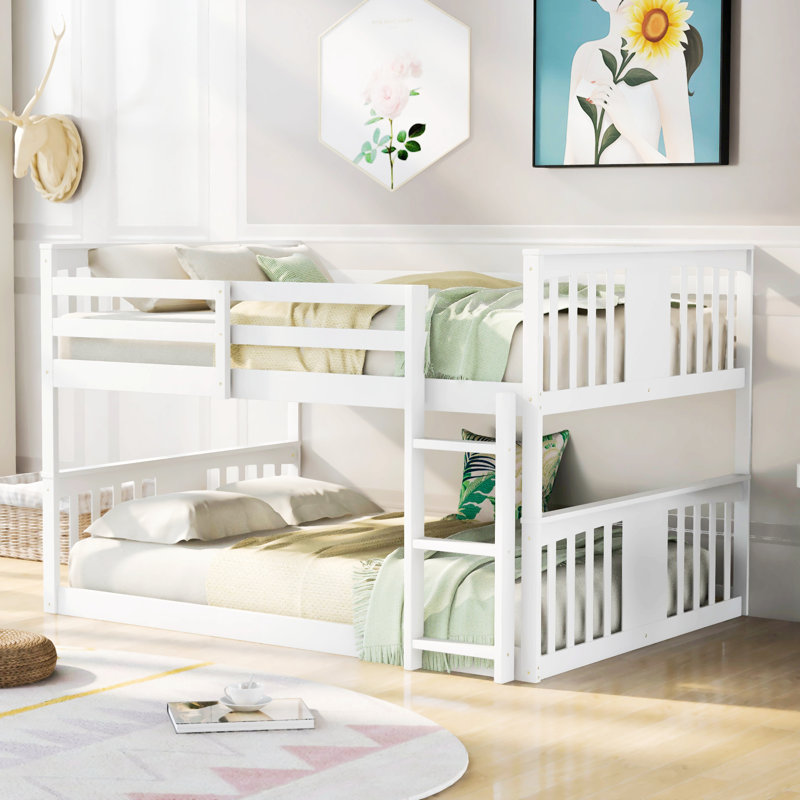 Lit plateforme Imery, Blanc, Double