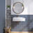 New Country Gray 5.9 in. X 5.9 in. Polished Ceramic Square Wall Tile-79122825