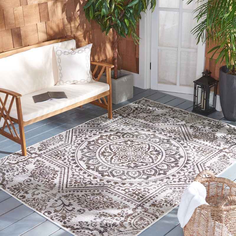Havana Performance Oriental Indoor/Outdoor Area Rug, Rectangle 9' x 12'