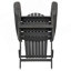 Chaise Adirondack rustique avec design pliable-746850865