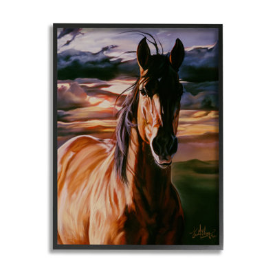 "Stupell Industries Horse", peinture d'art sur toile par Spirit Horse