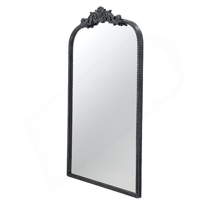 Classic Design Mirror With Baroque-Inspired Frame For Bathroom