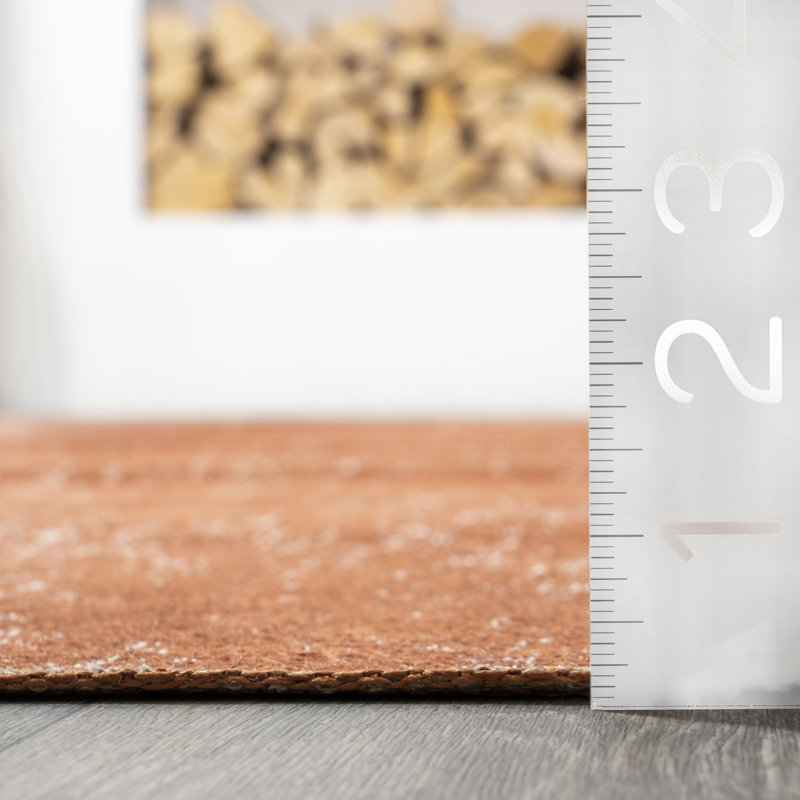 Tapis décontracté Elspeth SpinClean, Rectangle 4 pi x 6 pi