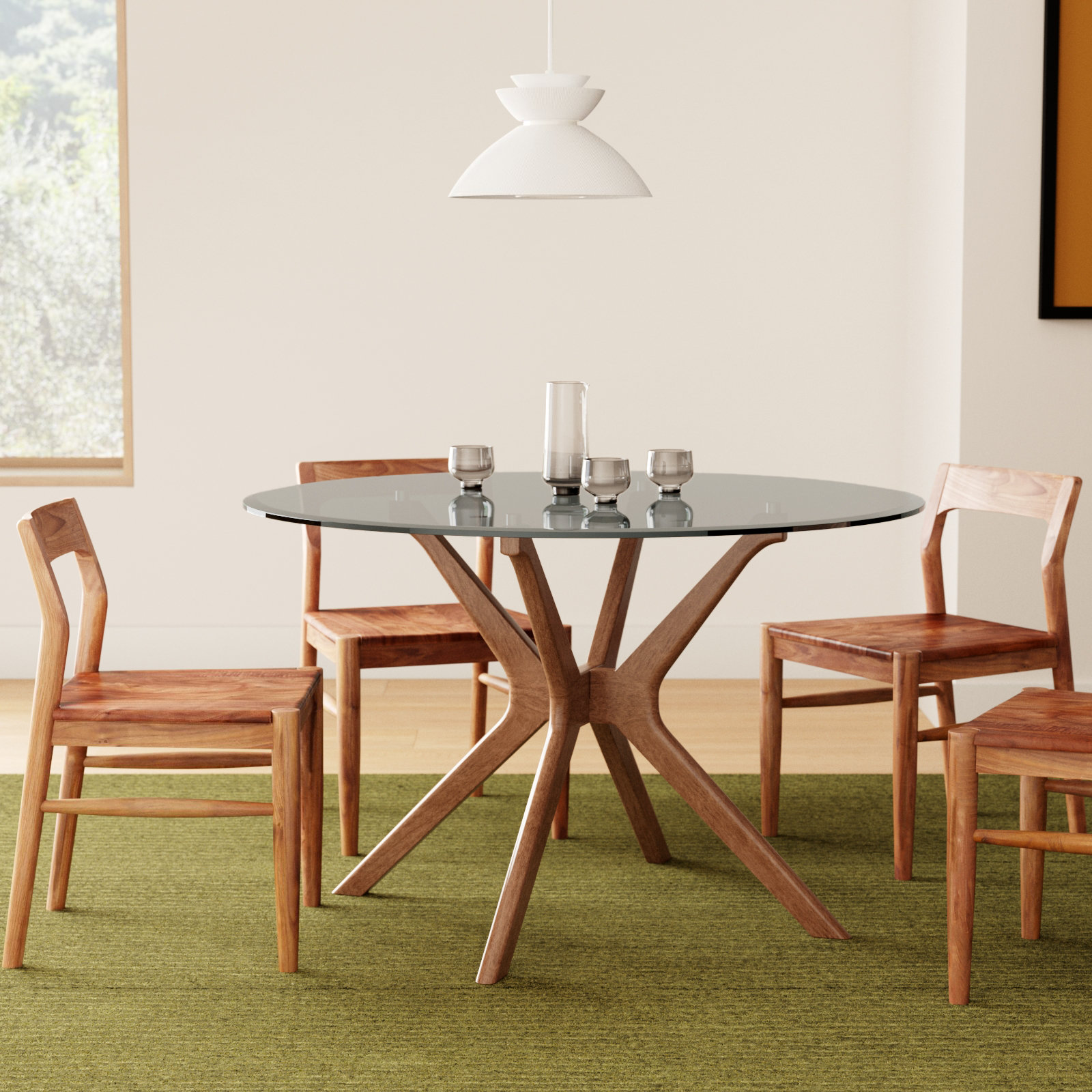Geary 47.75'' Round Dining Table