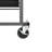 SmartFold Butcher Block Portable Workbench / Folding Utility Table (Grey Steel Frame)